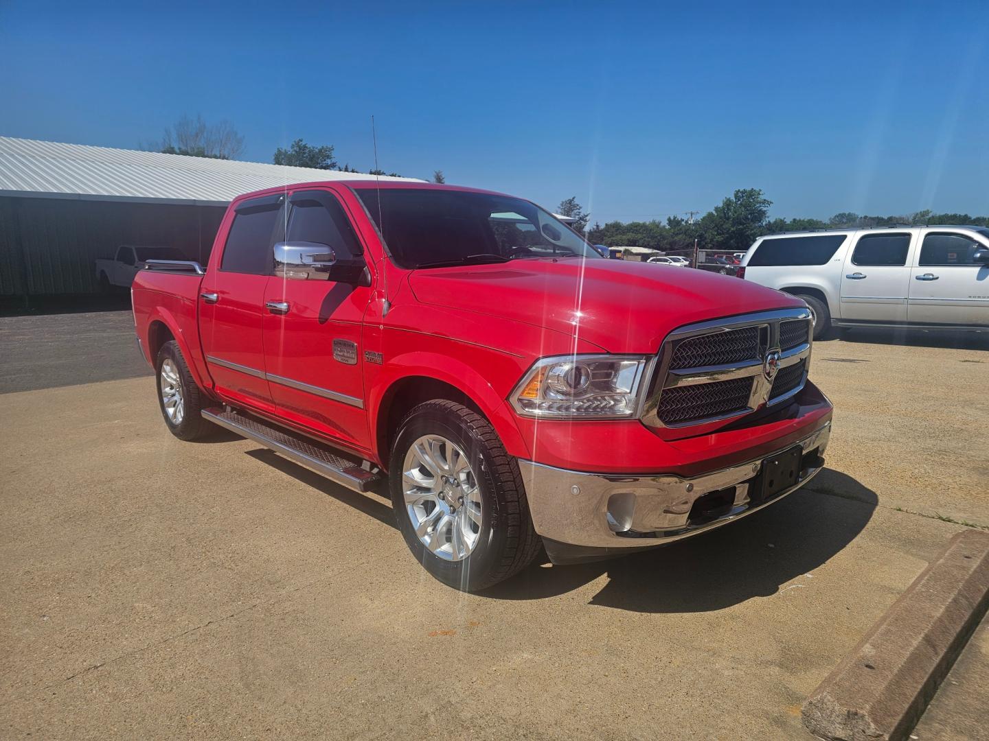 2014 RED RAM 1500 Laramie Longhorn Edition Crew Cab SWB 2WD (1C6RR6PT1ES) with an 5.7L V8 OHV 16V engine, 6-Speed Automatic transmission, located at 533 S Seven Points BLVD, Seven Points, TX, 75143, (430) 255-4030, 32.313999, -96.209351 - Photo#1